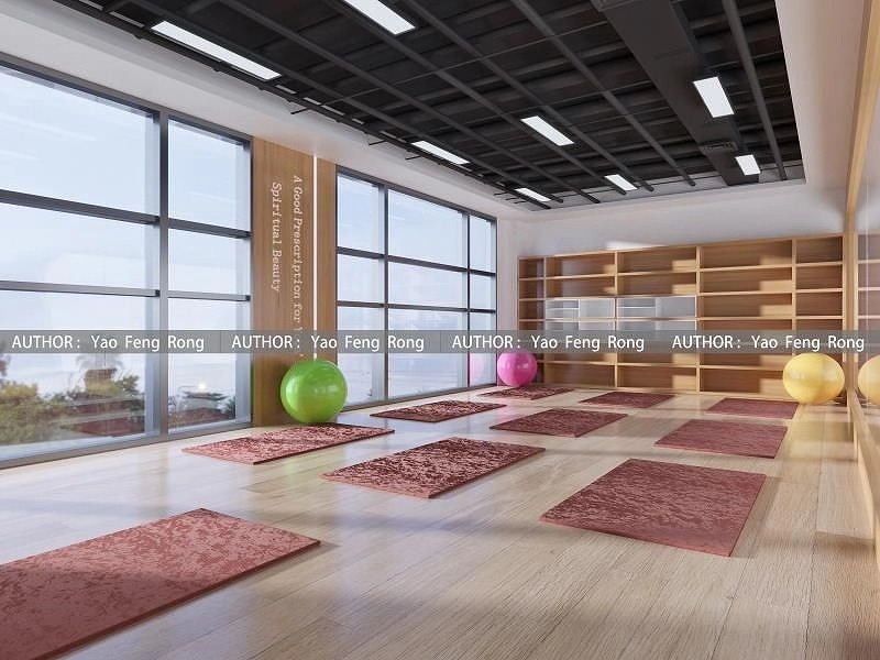 甘肅蘭州動(dòng)嵐健身加盟店裝修效果圖展示