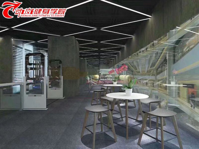 健身房前臺裝修風(fēng)格展示