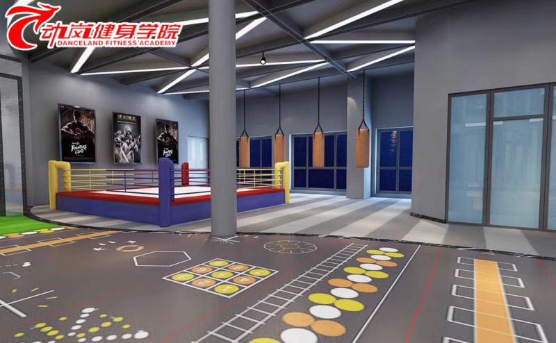 動(dòng)嵐健身融匯半島健身房加盟店裝修風(fēng)格展示