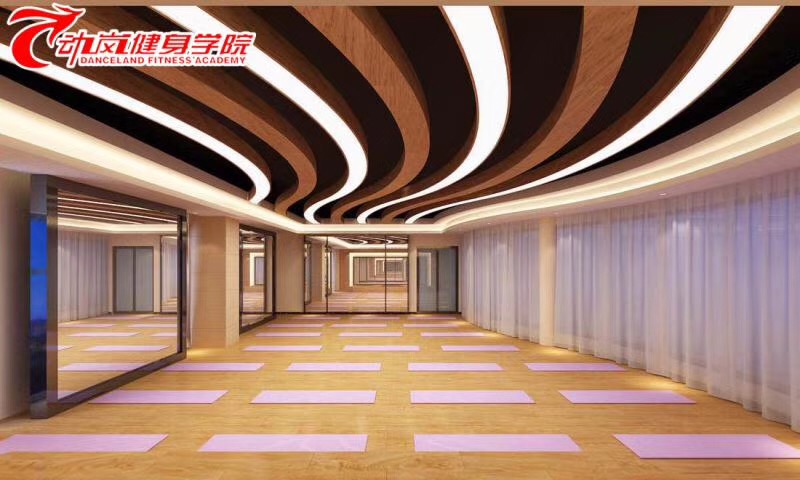 動(dòng)嵐健身融匯半島健身房加盟店裝修風(fēng)格展示